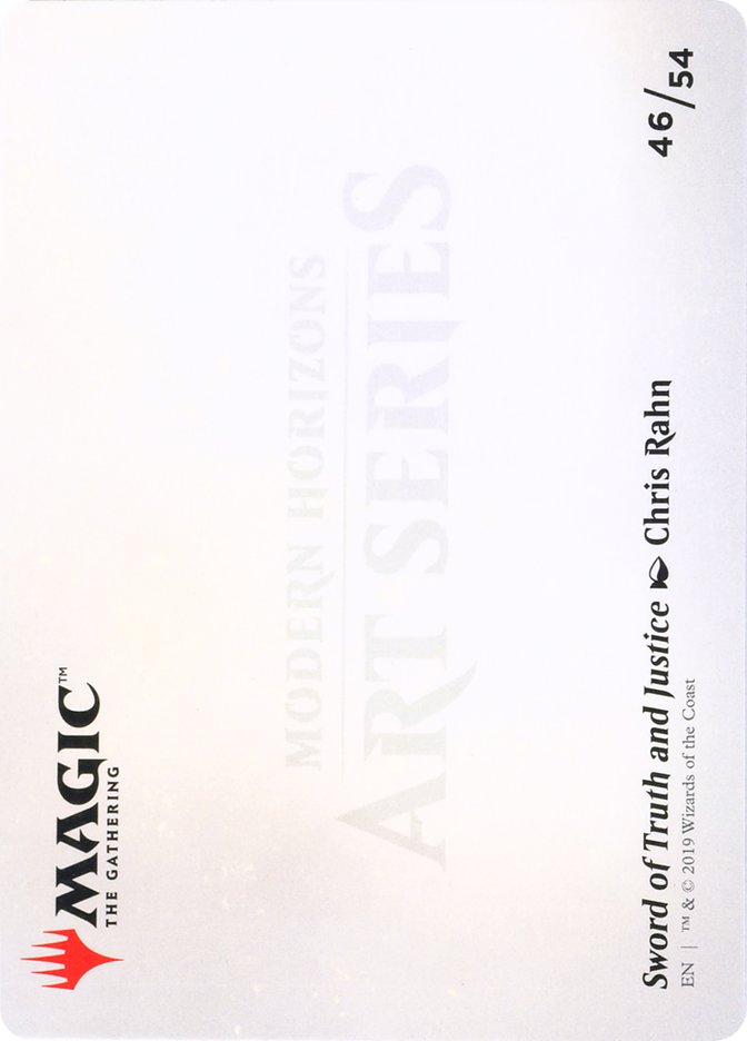 Sword of Truth and Justice // Sword of Truth and Justice [Modern Horizons Art Series] MTG Single Magic: The Gathering | Red Claw Gaming