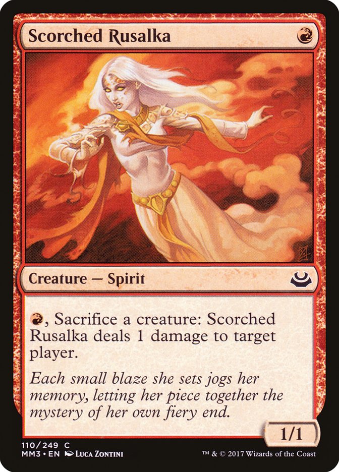 Scorched Rusalka [Modern Masters 2017] MTG Single Magic: The Gathering | Red Claw Gaming