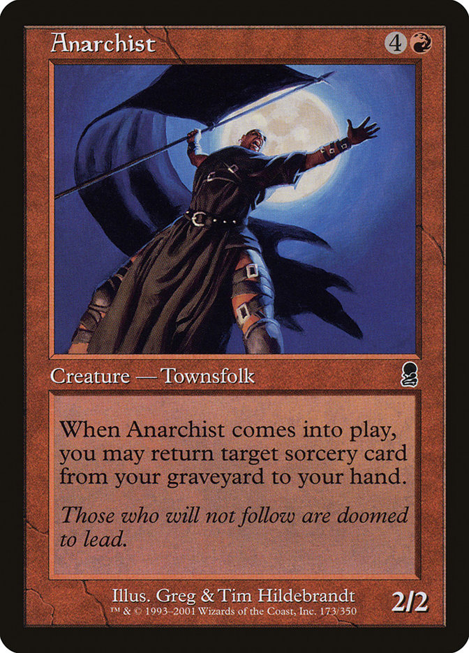 Anarchist [Odyssey] MTG Single Magic: The Gathering | Red Claw Gaming