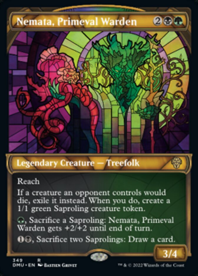 Nemata, Primeval Warden (Showcase Textured) [Dominaria United] MTG Single Magic: The Gathering | Red Claw Gaming
