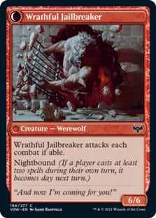 Weary Prisoner // Wrathful Jailbreaker [Innistrad: Crimson Vow] MTG Single Magic: The Gathering | Red Claw Gaming