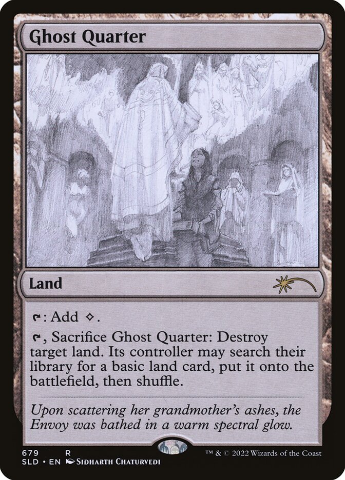 Ghost Quarter (Sketch) [Secret Lair Drop Promos] MTG Single Magic: The Gathering | Red Claw Gaming