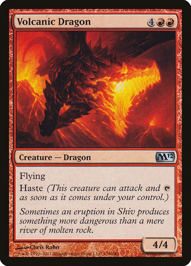 Volcanic Dragon [Magic 2012] MTG Single Magic: The Gathering | Red Claw Gaming