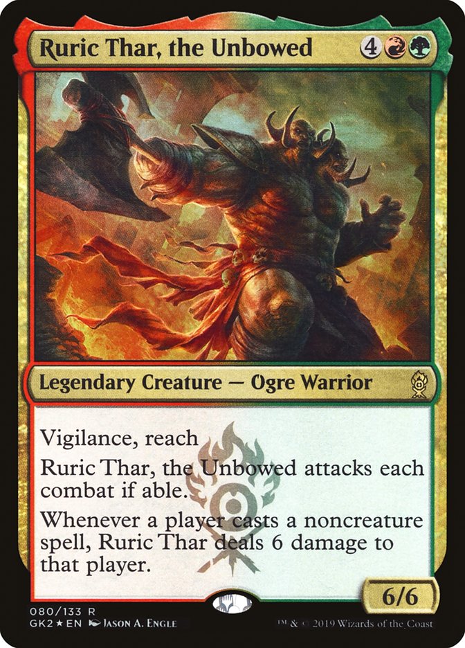 Ruric Thar, the Unbowed [Ravnica Allegiance Guild Kit] MTG Single Magic: The Gathering | Red Claw Gaming