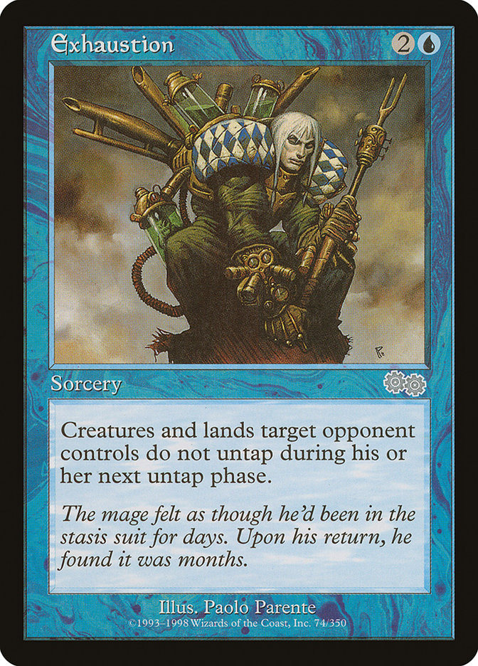 Exhaustion [Urza's Saga] MTG Single Magic: The Gathering | Red Claw Gaming