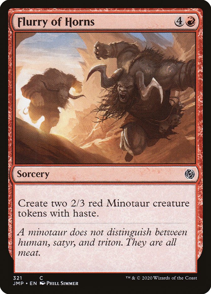Flurry of Horns [Jumpstart] MTG Single Magic: The Gathering | Red Claw Gaming