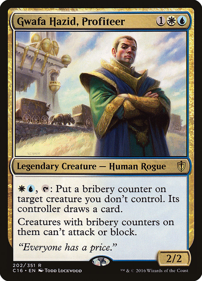 Gwafa Hazid, Profiteer [Commander 2016] MTG Single Magic: The Gathering | Red Claw Gaming