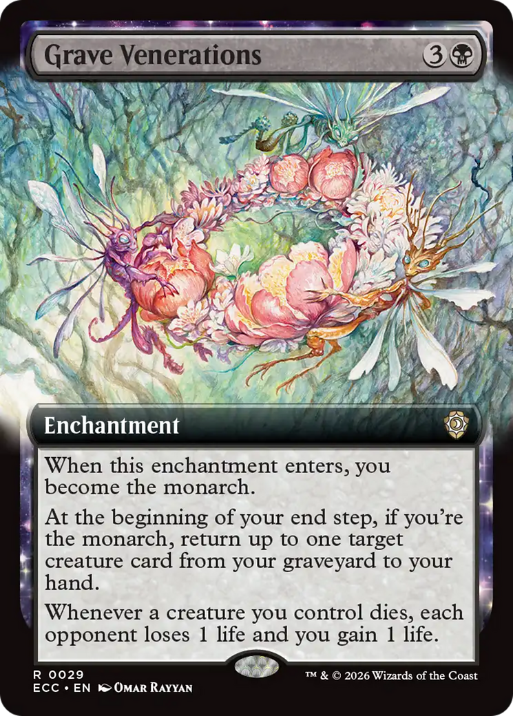 Grave Venerations (Extended Art) [Lorwyn Eclipsed Commander] MTG Single Magic: The Gathering | Red Claw Gaming