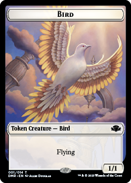 Elephant // Bird Double-Sided Token [Dominaria Remastered Tokens] MTG Single Magic: The Gathering | Red Claw Gaming
