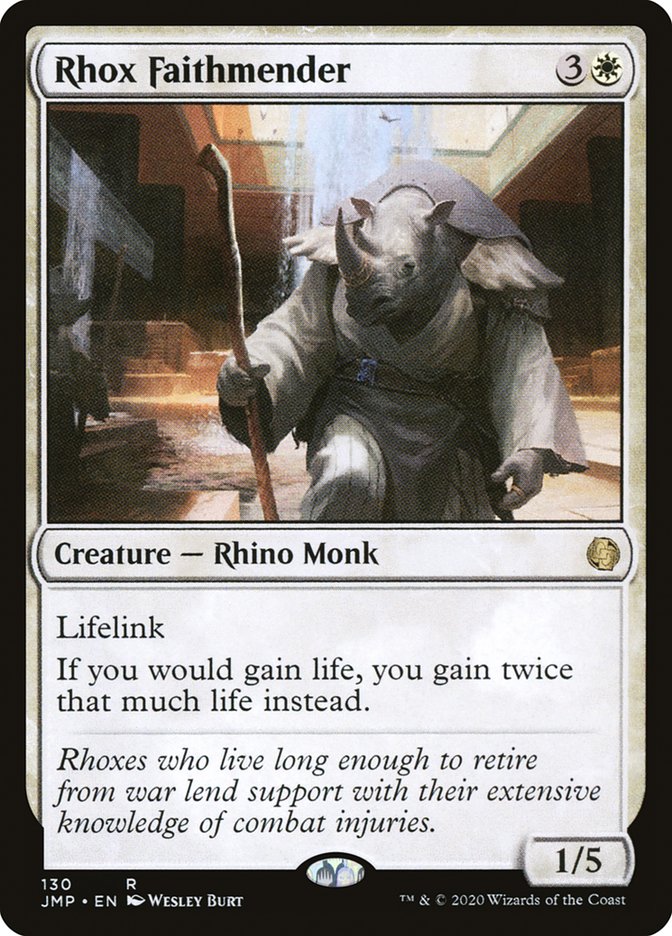 Rhox Faithmender [Jumpstart] MTG Single Magic: The Gathering | Red Claw Gaming