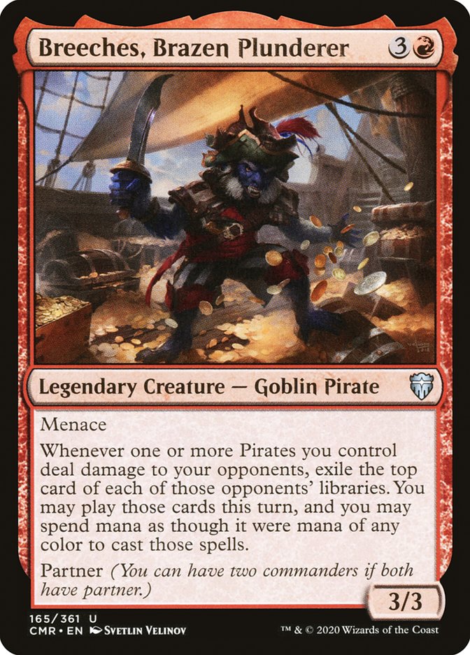 Breeches, Brazen Plunderer [Commander Legends] MTG Single Magic: The Gathering | Red Claw Gaming