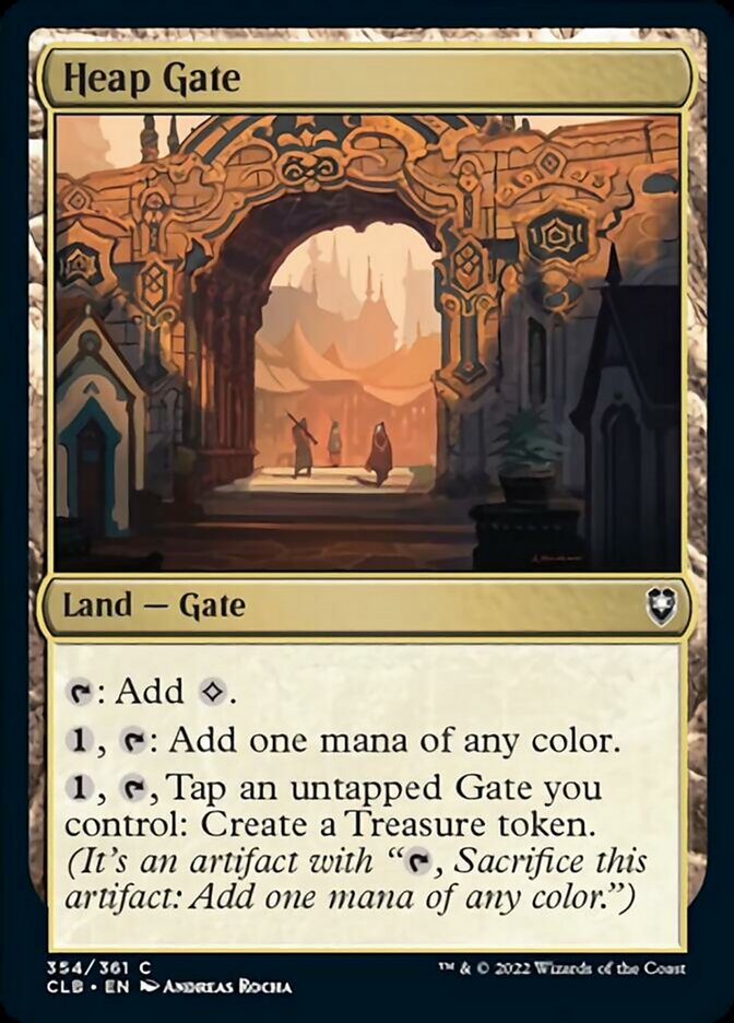 Heap Gate [Commander Legends: Battle for Baldur's Gate] MTG Single Magic: The Gathering | Red Claw Gaming