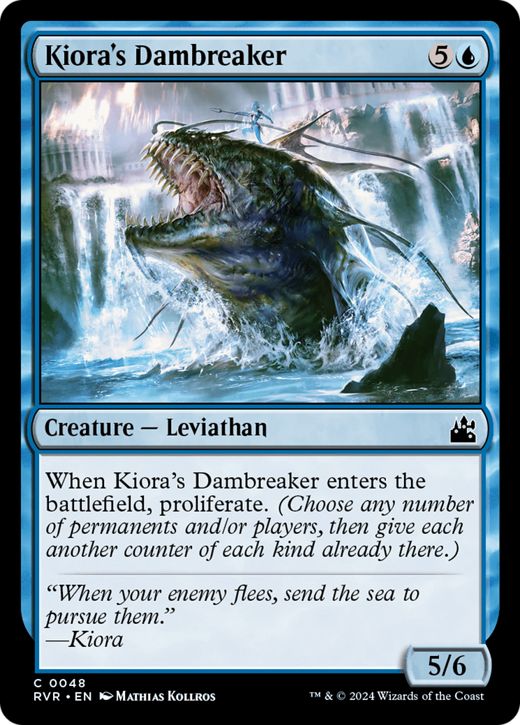 Kiora's Dambreaker [Ravnica Remastered] MTG Single Magic: The Gathering | Red Claw Gaming