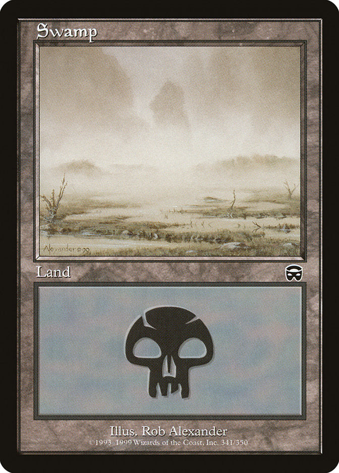Swamp (341) [Mercadian Masques] MTG Single Magic: The Gathering | Red Claw Gaming