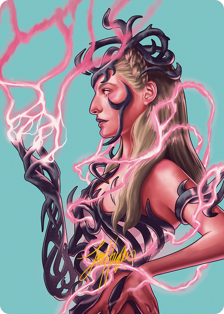 Breya, Etherium Shaper Art Card (Gold-Stamped Signature) [Modern Horizons 3 Art Series] MTG Single Magic: The Gathering    | Red Claw Gaming