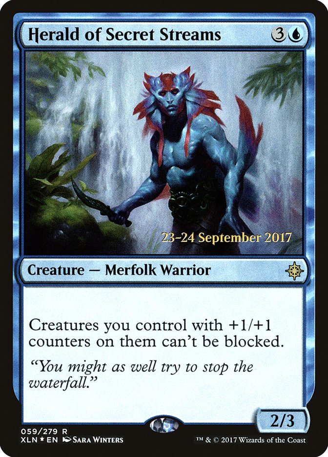 Herald of Secret Streams [Ixalan Prerelease Promos] MTG Single Magic: The Gathering | Red Claw Gaming