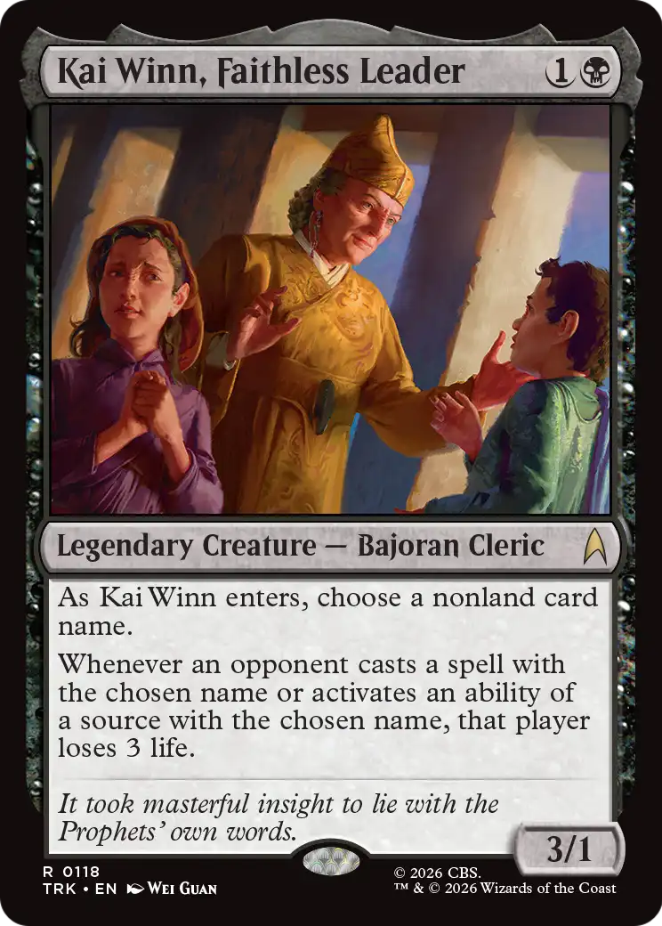 Kai Winn, Faithless Leader [Star Trek] | Red Claw Gaming