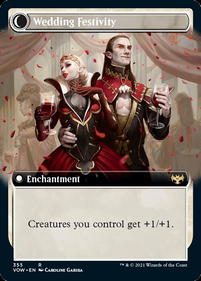 Wedding Announcement // Wedding Festivity (Extended Art) [Innistrad: Crimson Vow] MTG Single Magic: The Gathering | Red Claw Gaming