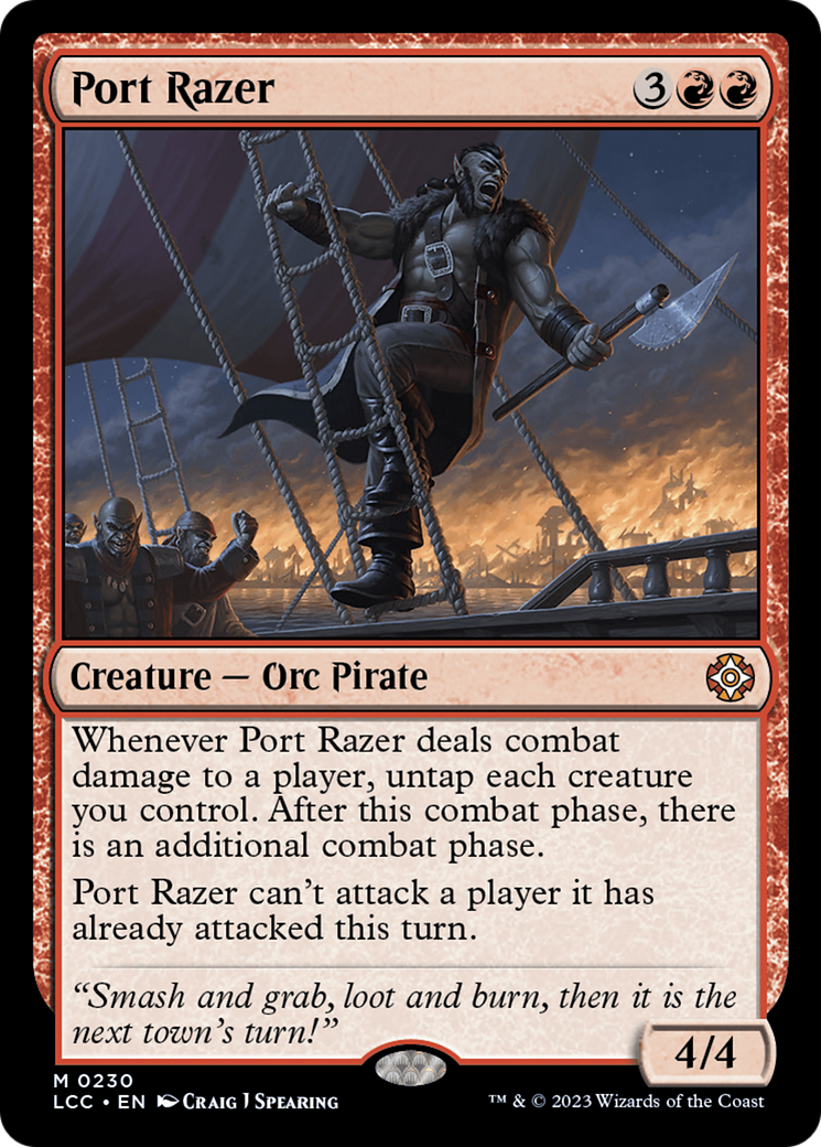 Port Razer [The Lost Caverns of Ixalan Commander] MTG Single Magic: The Gathering | Red Claw Gaming
