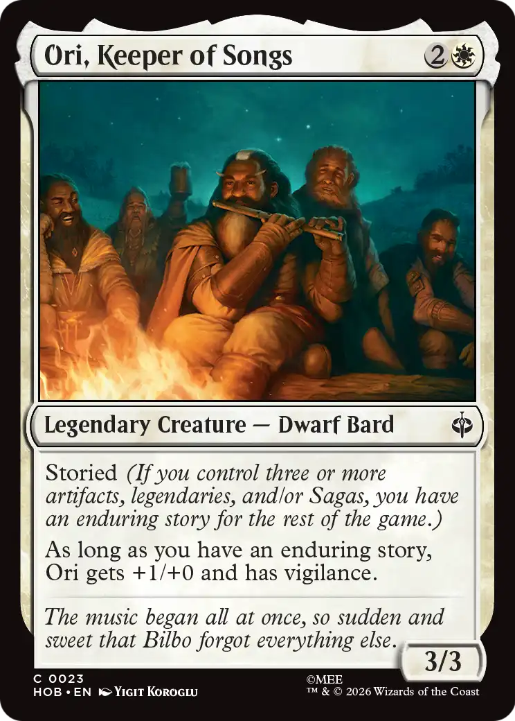 Ori, Keeper of Songs [The Hobbit] | Red Claw Gaming