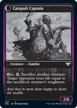 Catapult Fodder // Catapult Captain [Innistrad: Double Feature] MTG Single Magic: The Gathering | Red Claw Gaming