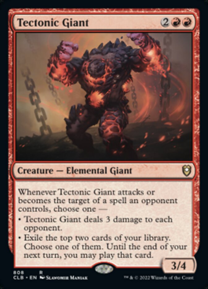 Tectonic Giant [Commander Legends: Battle for Baldur's Gate] MTG Single Magic: The Gathering | Red Claw Gaming