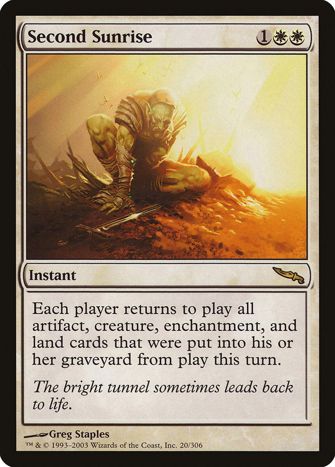 Second Sunrise [Mirrodin] MTG Single Magic: The Gathering | Red Claw Gaming
