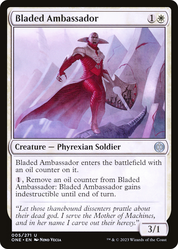 Bladed Ambassador [Phyrexia: All Will Be One] MTG Single Magic: The Gathering | Red Claw Gaming