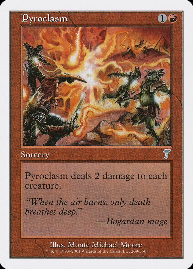 Pyroclasm [Seventh Edition] MTG Single Magic: The Gathering | Red Claw Gaming