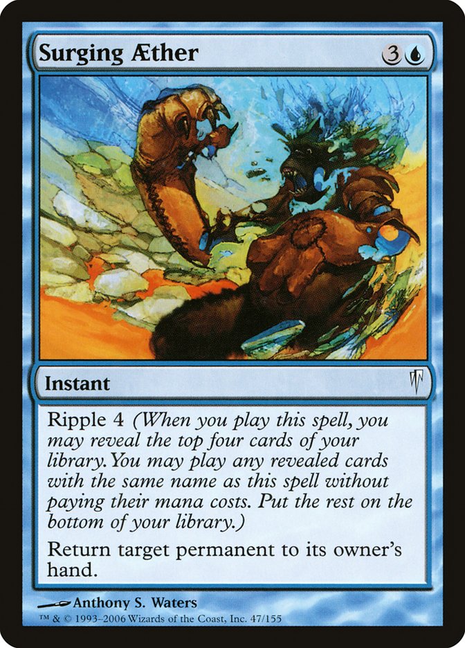 Surging Aether [Coldsnap] MTG Single Magic: The Gathering | Red Claw Gaming