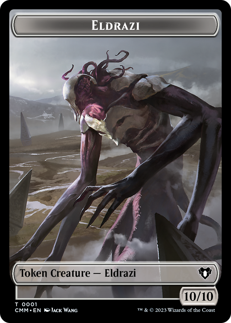 Eldrazi // Phyrexian Germ Double-Sided Token [Commander Masters Tokens] MTG Single Magic: The Gathering | Red Claw Gaming