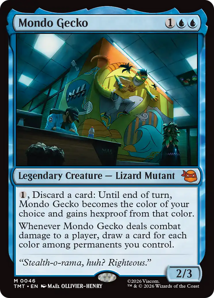 Mondo Gecko [Teenage Mutant Ninja Turtles] MTG Single Magic: The Gathering | Red Claw Gaming