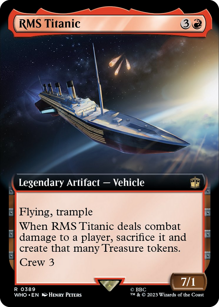 RMS Titanic (Extended Art) [Doctor Who] MTG Single Magic: The Gathering | Red Claw Gaming