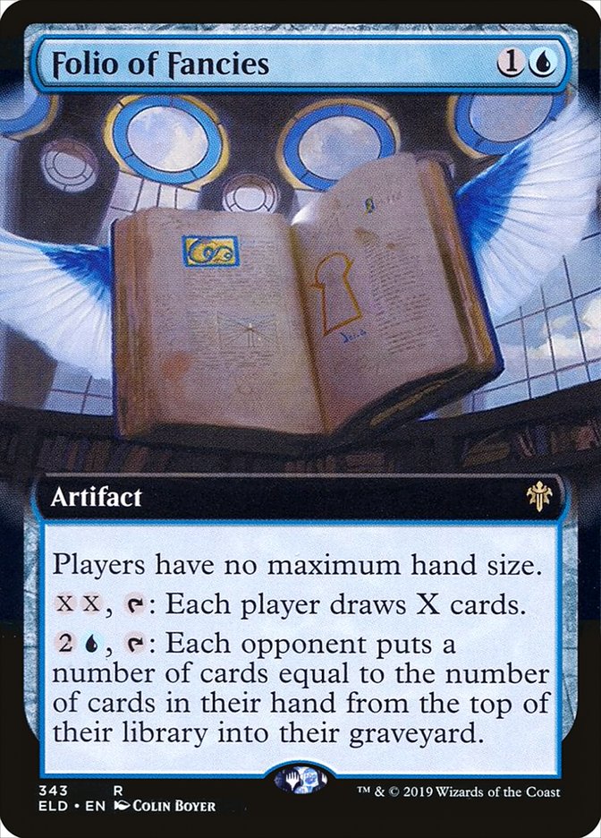 Folio of Fancies (Extended Art) [Throne of Eldraine] MTG Single Magic: The Gathering | Red Claw Gaming