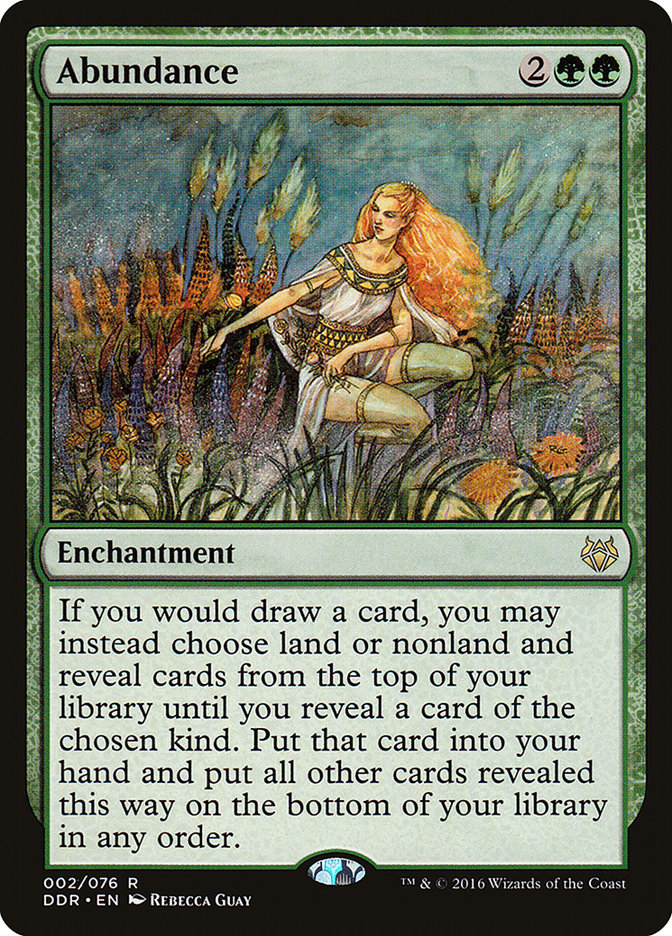 Abundance [Duel Decks: Nissa vs. Ob Nixilis] MTG Single Magic: The Gathering | Red Claw Gaming