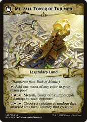 Path of Mettle // Metzali, Tower of Triumph [Rivals of Ixalan Prerelease Promos] MTG Single Magic: The Gathering | Red Claw Gaming