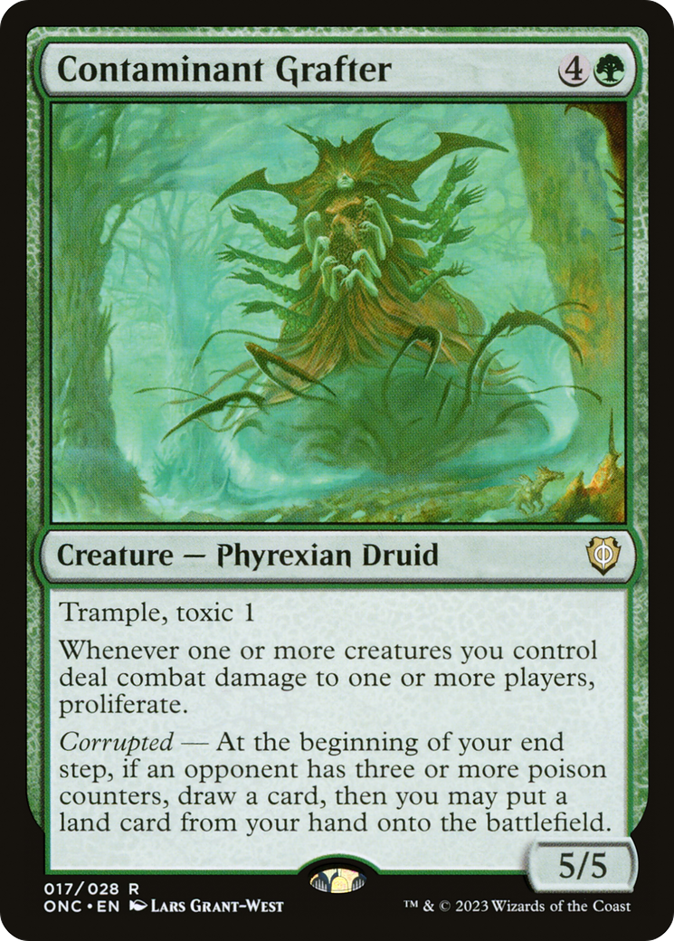 Contaminant Grafter [Phyrexia: All Will Be One Commander] MTG Single Magic: The Gathering | Red Claw Gaming