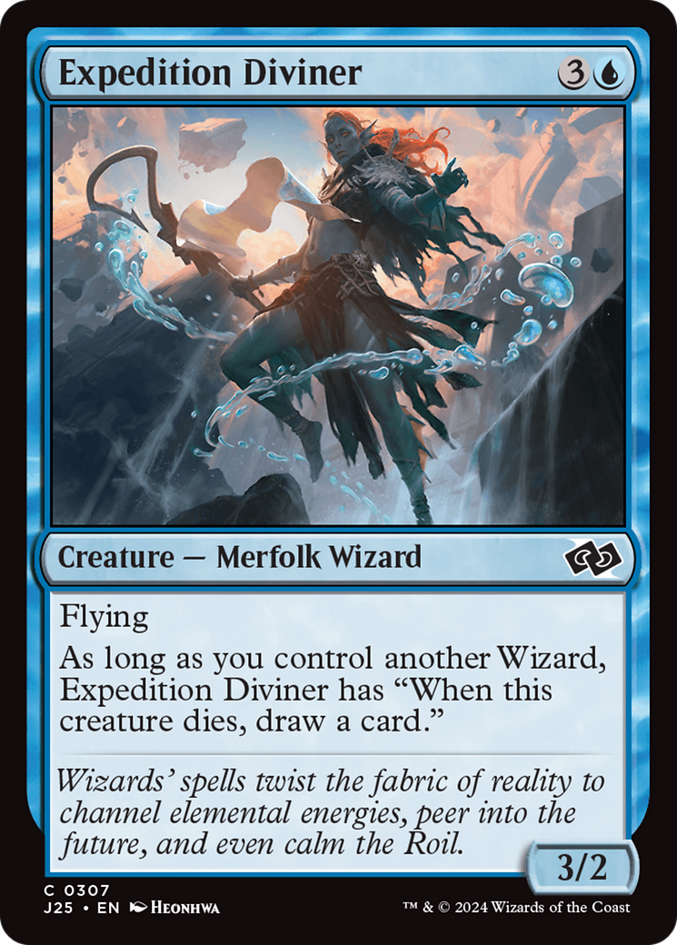 Expedition Diviner [Foundations Jumpstart] MTG Single Magic: The Gathering | Red Claw Gaming