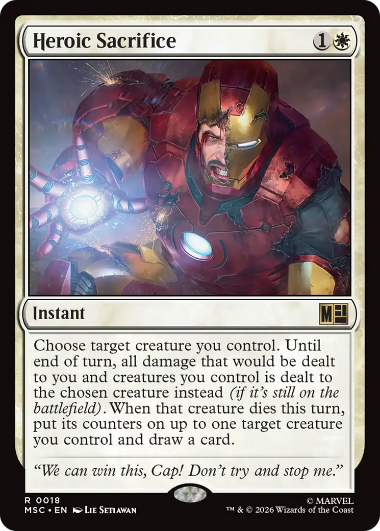 Heroic Sacrifice [Marvel Super Heroes Commander] MTG Single Magic: The Gathering | Red Claw Gaming