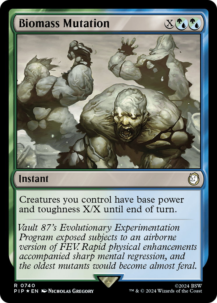 Biomass Mutation (Surge Foil) [Fallout] MTG Single Magic: The Gathering | Red Claw Gaming