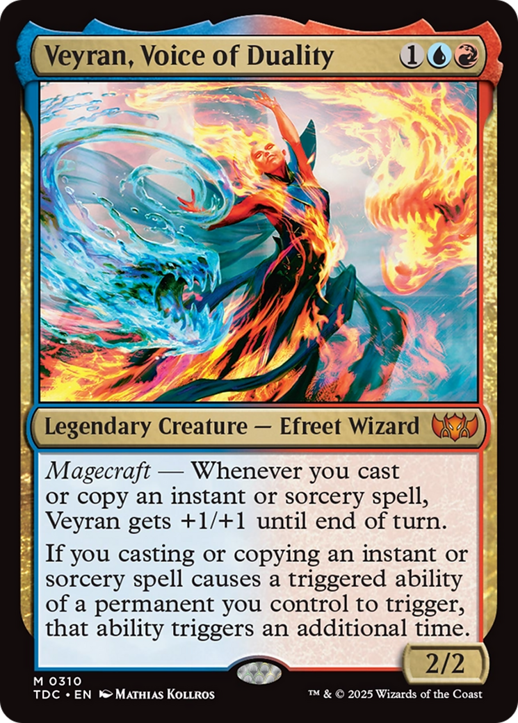 Veyran, Voice of Duality [Tarkir: Dragonstorm Commander] MTG Single Magic: The Gathering | Red Claw Gaming