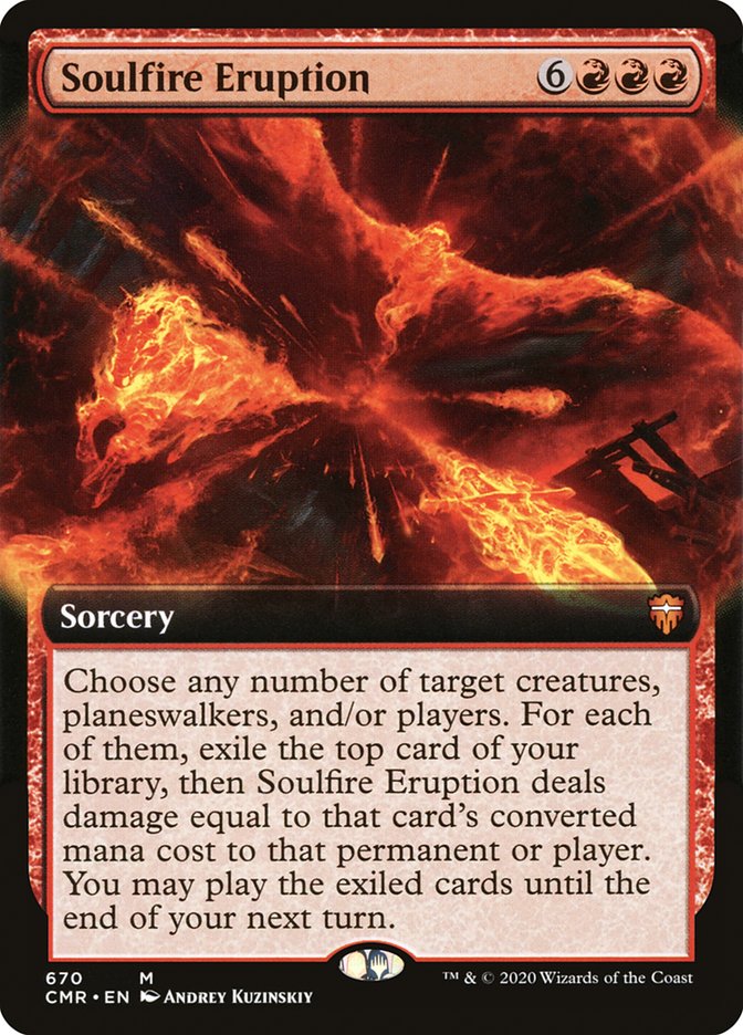 Soulfire Eruption (Extended Art) [Commander Legends] MTG Single Magic: The Gathering | Red Claw Gaming