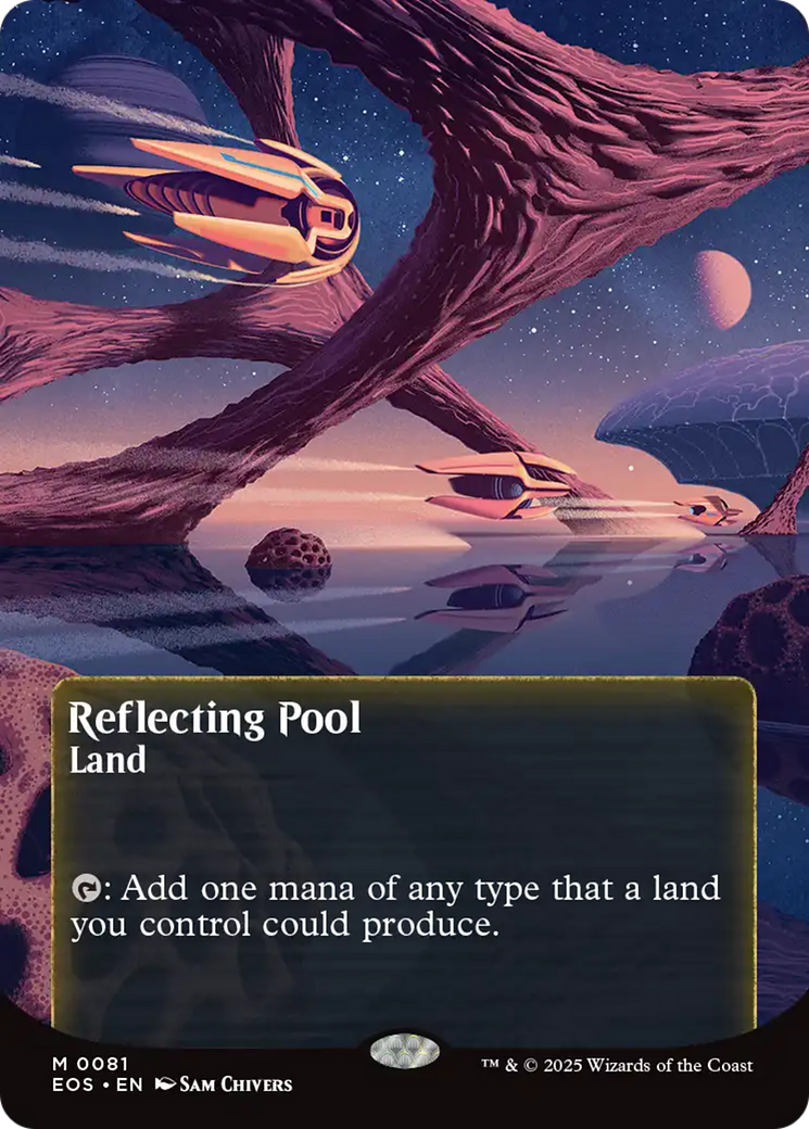 Reflecting Pool (0081) (Borderless) [Edge of Eternities: Stellar Sights] MTG Single Magic: The Gathering | Red Claw Gaming