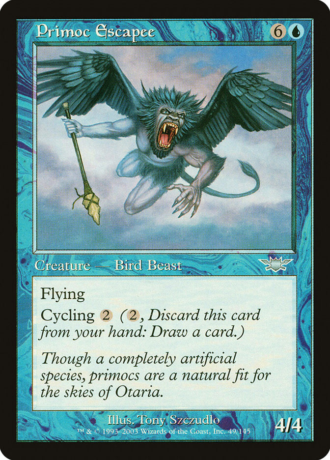 Primoc Escapee [Legions] MTG Single Magic: The Gathering | Red Claw Gaming