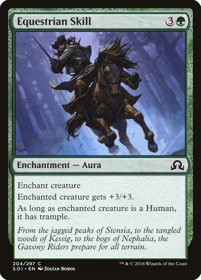 Equestrian Skill [Shadows over Innistrad] MTG Single Magic: The Gathering | Red Claw Gaming