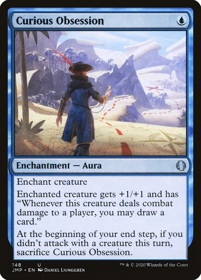 Curious Obsession [Jumpstart] MTG Single Magic: The Gathering | Red Claw Gaming