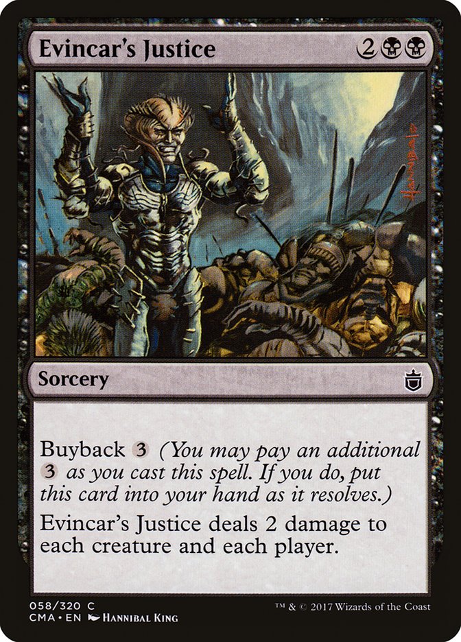 Evincar's Justice [Commander Anthology] MTG Single Magic: The Gathering | Red Claw Gaming