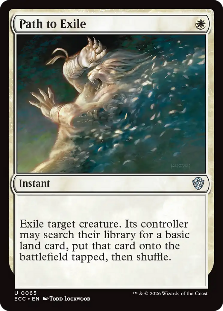 Path to Exile [Lorwyn Eclipsed Commander] MTG Single Magic: The Gathering | Red Claw Gaming