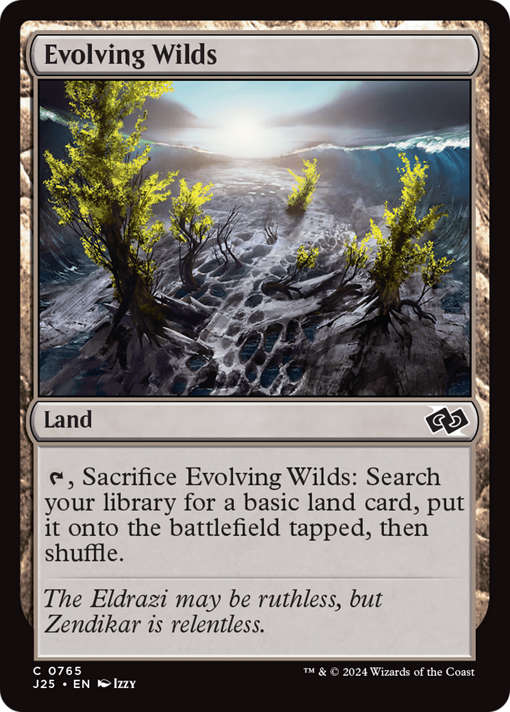 Evolving Wilds [Foundations Jumpstart] MTG Single Magic: The Gathering | Red Claw Gaming