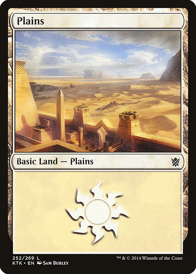 Plains (252) [Khans of Tarkir] MTG Single Magic: The Gathering | Red Claw Gaming